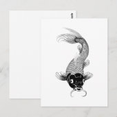 Koi Carp Postkarte (Vorne/Hinten)