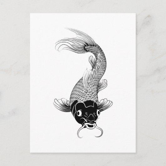 Koi Carp Postkarte (Vorderseite)