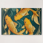 Koi Carp Print 1014 Stück Jigsaw Puzzle (Horizontal)