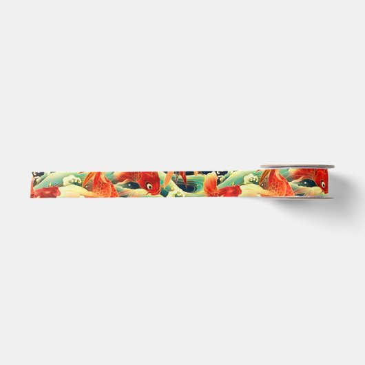 Koi carp Ribbon Satinband (Vorderseite)