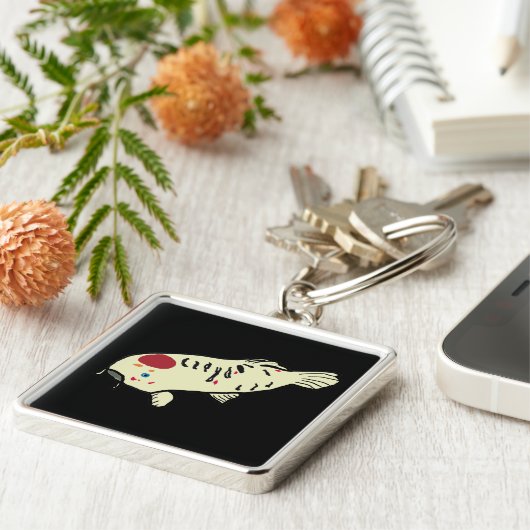 Koi Carp Schlüsselanhänger (Seite)