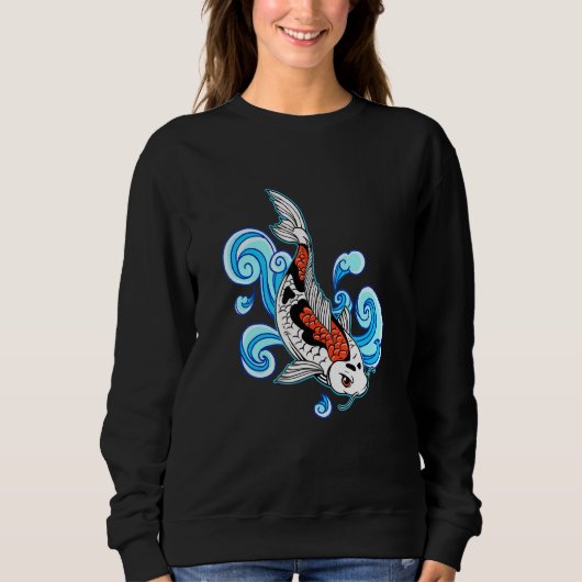 Koi Carp Sweatshirt (Vorderseite)
