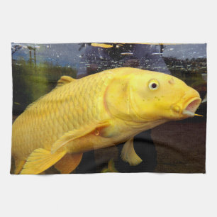 Koi Carp Teetuch Geschirrtuch