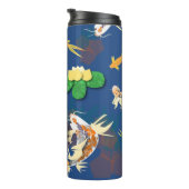 Koi Carp und Lilies Thermosbecher (Nach rechts gedreht)