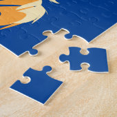 Koi Carp, Water Lily und Blue Dragonflies Puzzle (Seite)