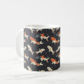 Koi Carps Muster Kaffeetasse (Vorderseite Links)
