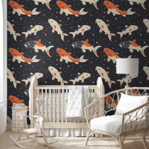 Koi Carps Muster Tapete