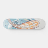 Koi, das durch Skateboard überschreitet (Horizontal)