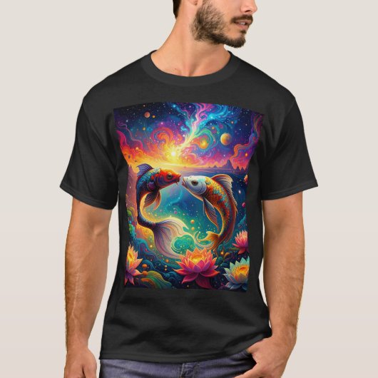 Koi der träumenden Gewässer T-Shirt (Vorderseite)