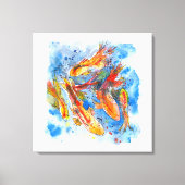 Koi Dreaming Leinwanddruck (Vorderseite)
