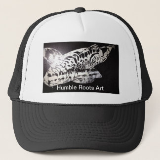 Koi Entwurfs-bescheidene Wurzel-Kunst Hawaii Truckerkappe