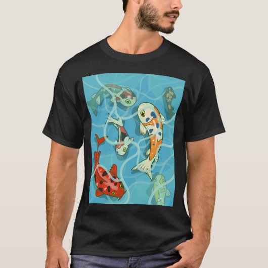 Koi-Fisch 2 T-Shirt (Vorderseite)