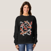 Koi Fisch 321 Sweatshirt (Vorne ganz)