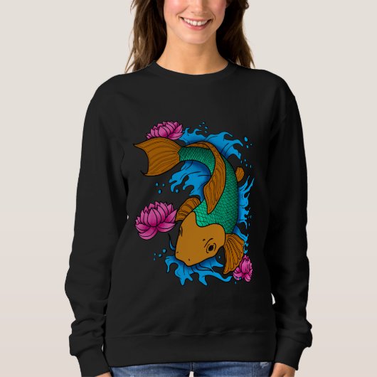 Koi Fisch 328 Sweatshirt (Vorderseite)