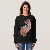 Koi Fisch 329 Sweatshirt (Vorne ganz)