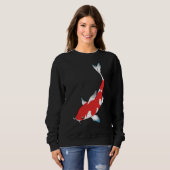 Koi Fisch 833 Sweatshirt (Vorne ganz)