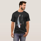 Koi-Fisch Asagi-Sorte T-Shirt (Vorne ganz)