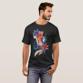 Koi-Fisch asiatisch T-Shirt (Vorne ganz)