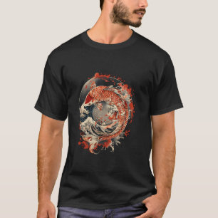 Koi-Fisch Asiatischer Karpfen Nishikigoi-Fisch Jap T-Shirt