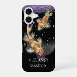 Koi-Fisch-Aura-Elegantes Japanisches Kunst-Handyge iPhone 16 Hülle
