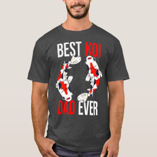 Koi Fisch Best Koi Vater Ever Nishikigoi T-Shirt
