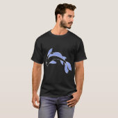 Koi-Fisch - blau T-Shirt (Vorne ganz)