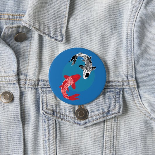 Koi-Fisch Button (Beispiel)