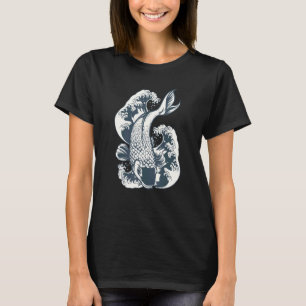 Koi-Fisch Coole japanische Tätowierung Jinli Japan T-Shirt