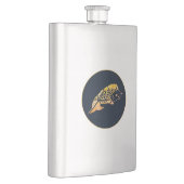Koi-Fisch-Flasche Flachmann (Rechts)