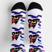 Koi-Fisch Freude  Socken (Oben)
