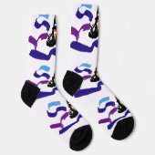 Koi-Fisch Freude  Socken (Rechts)