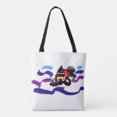Koi-Fisch Freude Tasche (Rückseite)