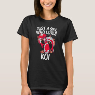Koi-Fisch Für Mädchen Kind Japan Koi Karpfen Fisch T-Shirt