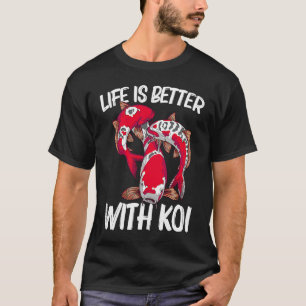 Koi Fisch für Männer Japan Koi Karpfen Teich T-Shirt