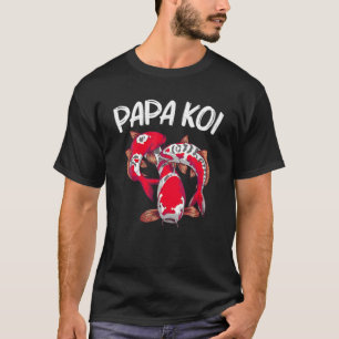 Koi Fisch Geschenk für Vater Männer Japan Koi Karp T-Shirt