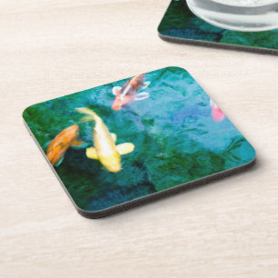 Koi-Fisch Getränkeuntersetzer