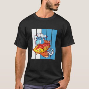 Koi-Fisch-Grafikdesign Japanischer Koi T-Shirt