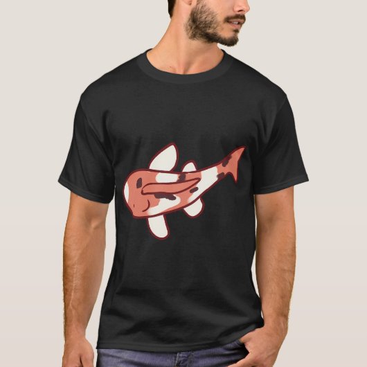 Koi-Fisch-Illustration T-Shirt (Vorderseite)