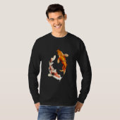 Koi Fisch im Teich T-Shirt (Vorne ganz)