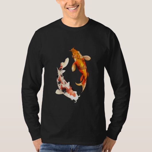 Koi Fisch im Teich T-Shirt (Vorderseite)