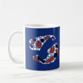 Koi Fisch in Dosen Kaffeetasse (Links)