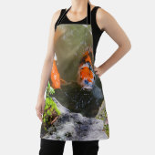 Koi-Fisch in einem Teich Schürze (InSitu)