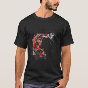 Koi-Fisch Japanischer Koi-Karpfen Fisch Bunter Asi T-Shirt