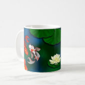 Koi-Fisch Kaffeetasse (Vorderseite Links)