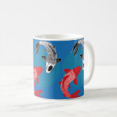 Koi-Fisch Kaffeetasse (VorderseiteRechts)