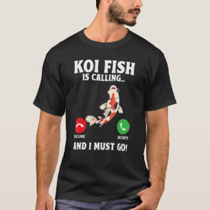 Koi Fisch Karpfen Nishikigoi Fisch Kirschblüte Jap T-Shirt