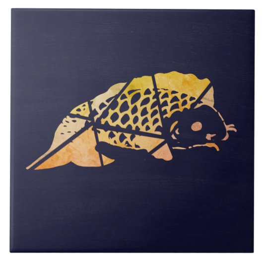 Koi-Fisch-Keramikfliese Fliese (Vorderseite)