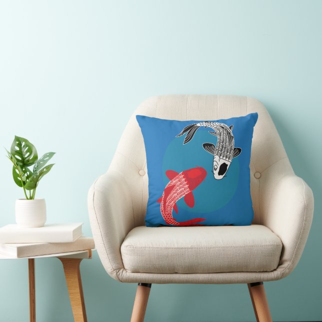 Koi-Fisch Kissen (Stuhl )