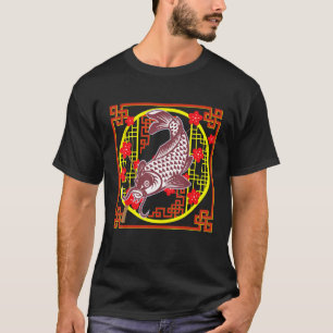 Koi-Fisch Koi-Züchter Zen-Garten-Motiv Koi-Karpfen T-Shirt