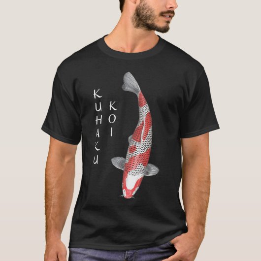Koi-Fisch Kuhaku-Sorte T-Shirt (Vorderseite)